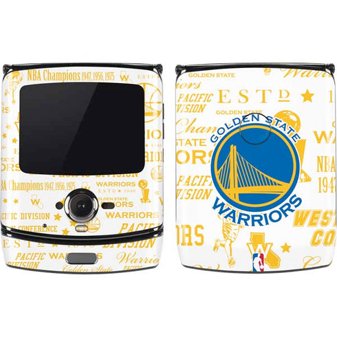 NBA Golden State Warriors Historic Blast Motorola RAZR Skin