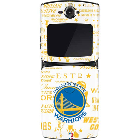 NBA Golden State Warriors Historic Blast Motorola RAZR Skin