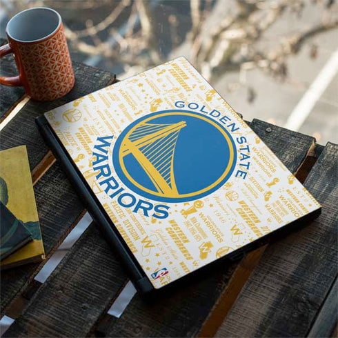 NBA Golden State Warriors Historic Blast MSI GS65 Stealth Laptop Skin