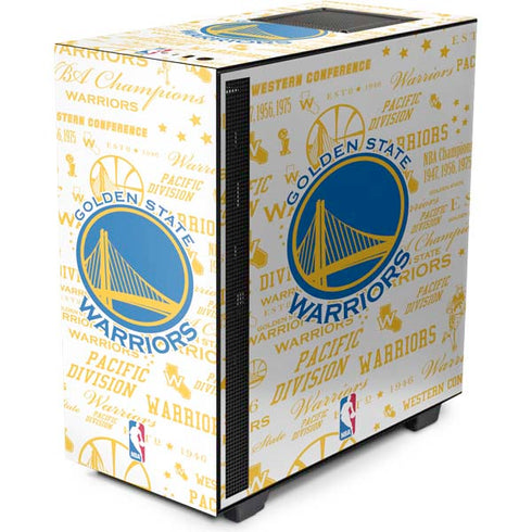 NBA Golden State Warriors Historic Blast NZXT H510 Compact ATX Mid-Tower Case Skin