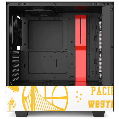 NBA Golden State Warriors Historic Blast NZXT H510 Compact ATX Mid-Tower Case Skin