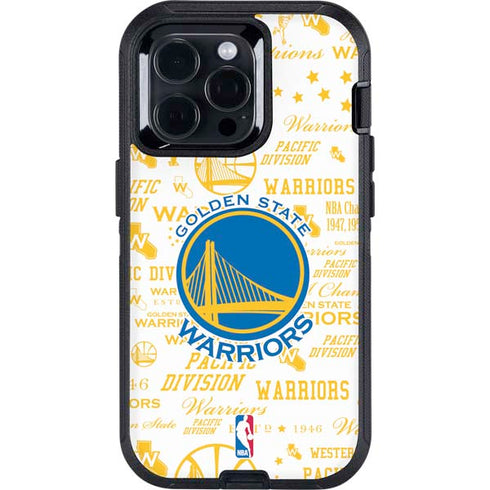 NBA Golden State Warriors Historic Blast Otterbox Defender iPhone Skin