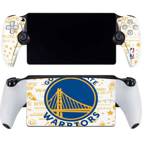 NBA Golden State Warriors Historic Blast PlayStation Portal Remote Player Skin