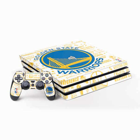NBA Golden State Warriors Historic Blast PS4 Pro Bundle Skin