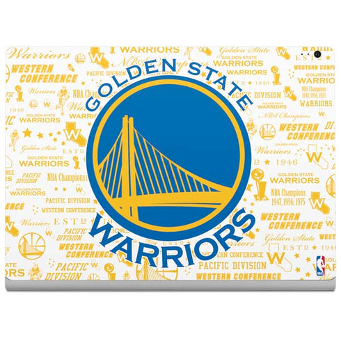 NBA Golden State Warriors Historic Blast Surface Book 2 15in Skin
