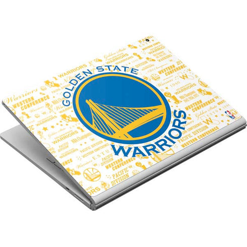 NBA Golden State Warriors Historic Blast Surface Book Skin
