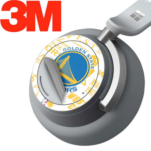 NBA Golden State Warriors Historic Blast Surface Headphones Skin