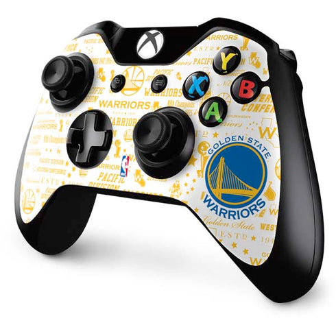 NBA Golden State Warriors Historic Blast Xbox One Controller Skin