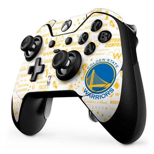 NBA Golden State Warriors Historic Blast Xbox One Elite Controller Skin