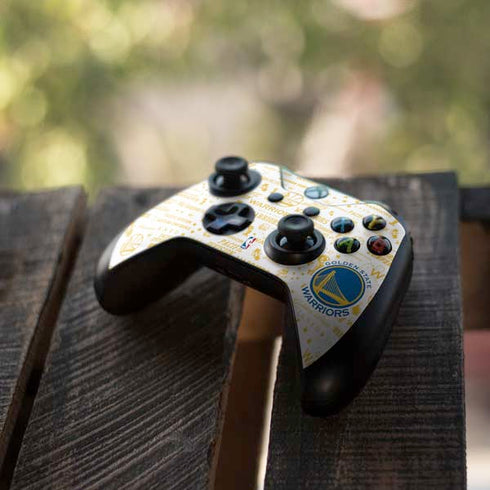 NBA Golden State Warriors Historic Blast Xbox One S Controller Skin