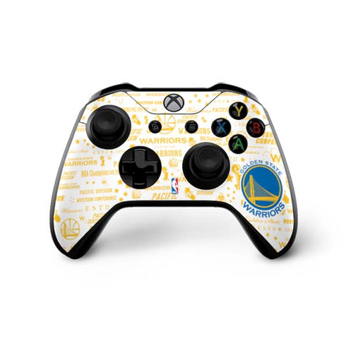 NBA Golden State Warriors Historic Blast Xbox One X Controller Skin