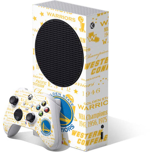NBA Golden State Warriors Historic Blast Xbox Series S Bundle Skin
