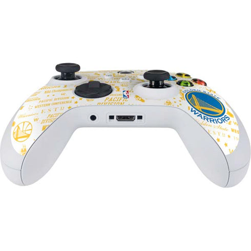 NBA Golden State Warriors Historic Blast Xbox Series S Controller Skin