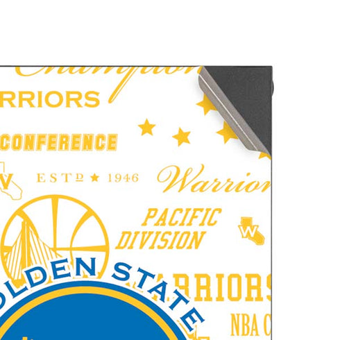 NBA Golden State Warriors Historic Blast Xbox Series X Console Skin