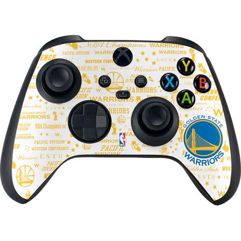 NBA Golden State Warriors Historic Blast Xbox Series X Controller Skin