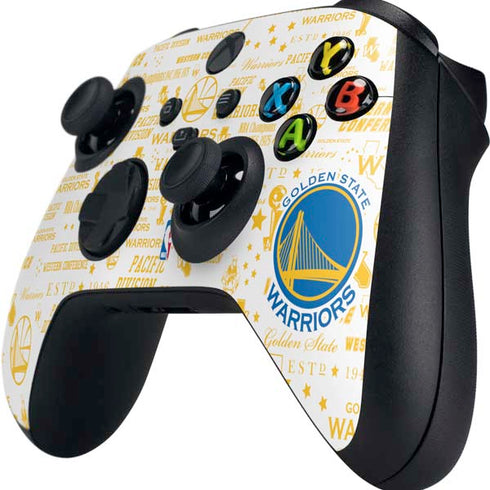 NBA Golden State Warriors Historic Blast Xbox Series X Controller Skin
