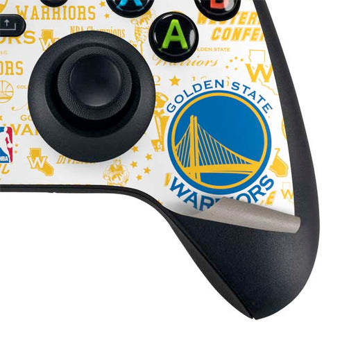 NBA Golden State Warriors Historic Blast Xbox Series X Controller Skin
