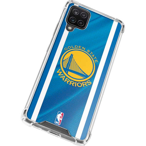 NBA Golden State Warriors Jersey Galaxy A12 Clear Case
