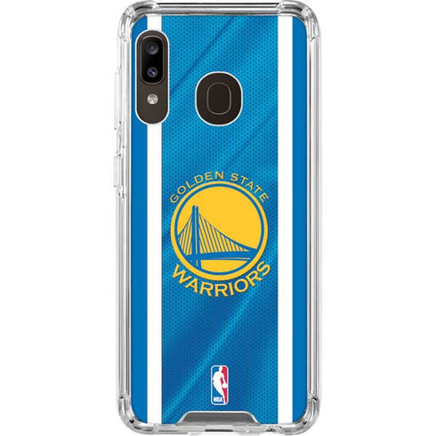 NBA Golden State Warriors Jersey Galaxy A30 Clear Case