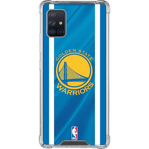NBA Golden State Warriors Jersey Galaxy A51 5G Clear Case
