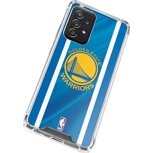 NBA Golden State Warriors Jersey Galaxy A52 5G Clear Case