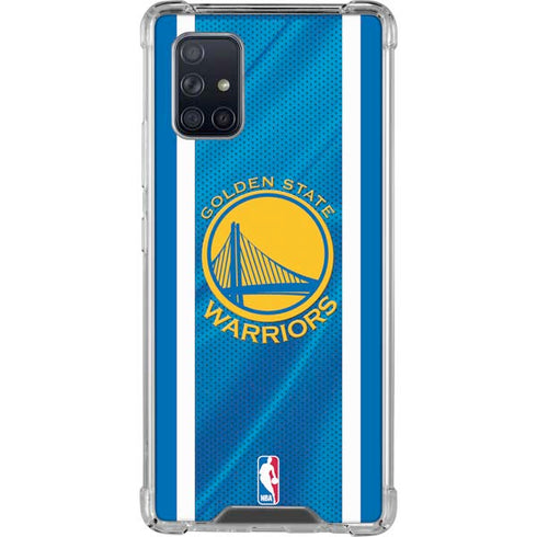NBA Golden State Warriors Jersey Galaxy A71 5G Clear Case