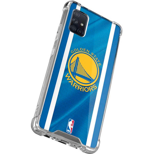 NBA Golden State Warriors Jersey Galaxy A71 5G Clear Case