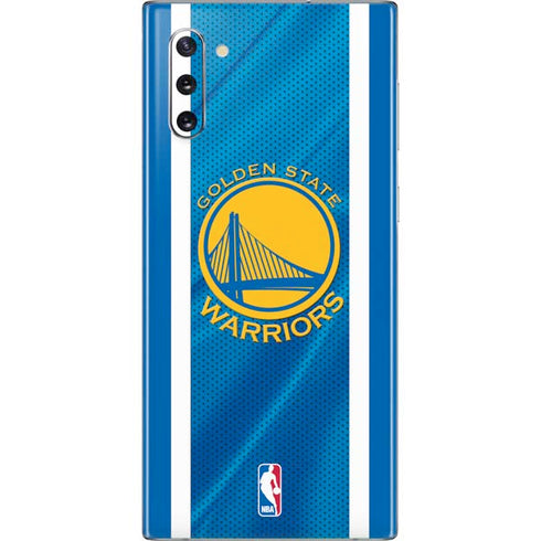NBA Golden State Warriors Jersey Galaxy Note 10 Skin