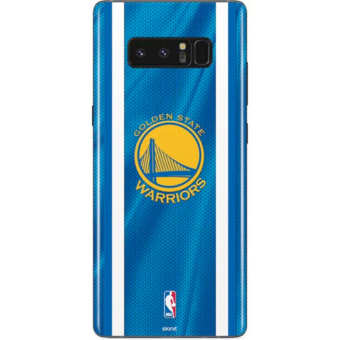 NBA Golden State Warriors Jersey Galaxy Note 8 Skin