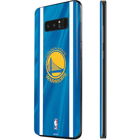 NBA Golden State Warriors Jersey Galaxy Note 8 Skin