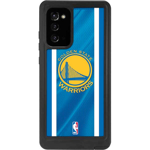NBA Golden State Warriors Jersey Galaxy Note20 5G Waterproof Case