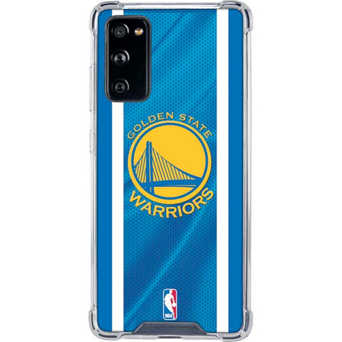 NBA Golden State Warriors Jersey Galaxy S20 FE Clear Case