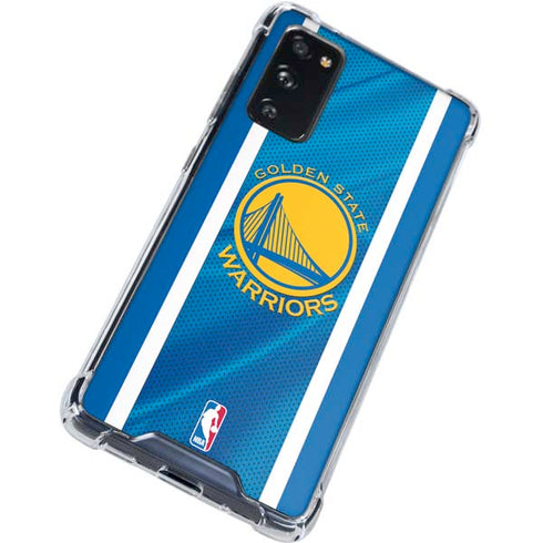 NBA Golden State Warriors Jersey Galaxy S20 FE Clear Case