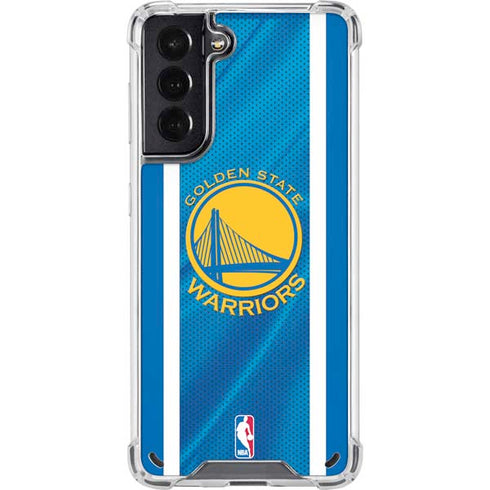 NBA Golden State Warriors Jersey Galaxy S21 5G Clear Case