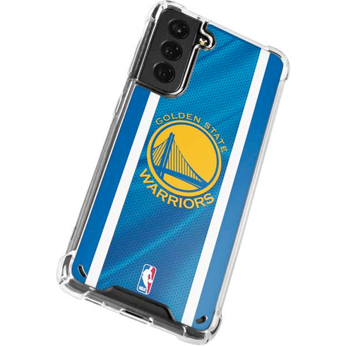 NBA Golden State Warriors Jersey Galaxy S21 5G Clear Case
