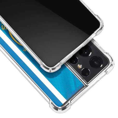 NBA Golden State Warriors Jersey Galaxy S21 Ultra 5G Clear Case