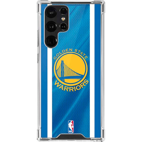 NBA Golden State Warriors Jersey Galaxy S22 Ultra Clear Case