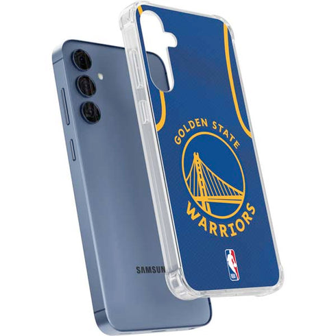 NBA Golden State Warriors Jersey Galaxy S24 Clear Case