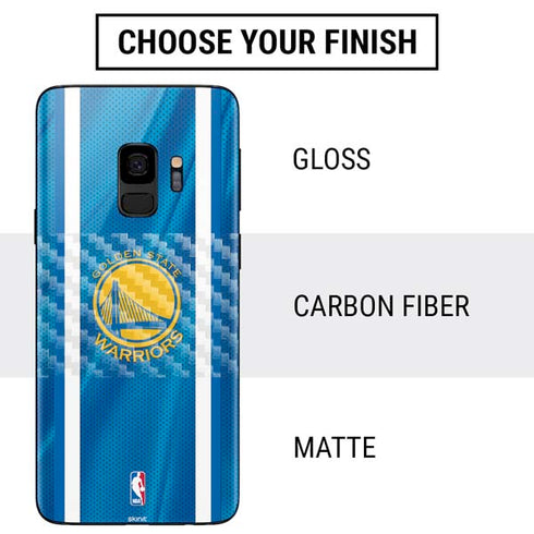 NBA Golden State Warriors Jersey Galaxy S9 Skin