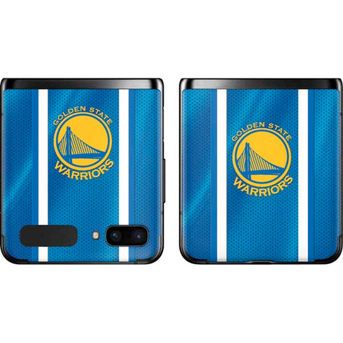 NBA Golden State Warriors Jersey Galaxy Z Flip Skin