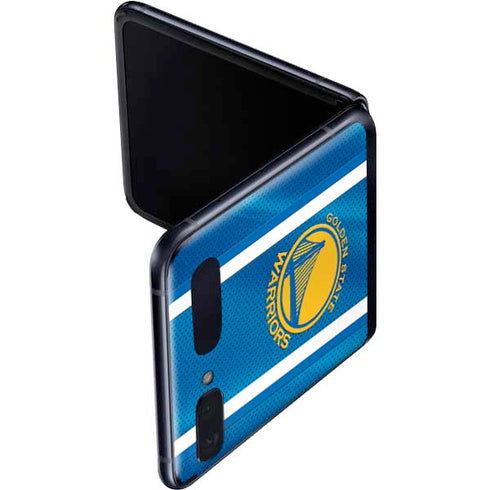 NBA Golden State Warriors Jersey Galaxy Z Flip Skin