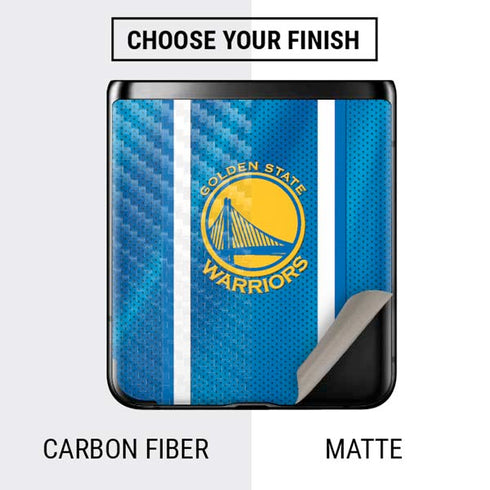 NBA Golden State Warriors Jersey Galaxy Z Flip Skin
