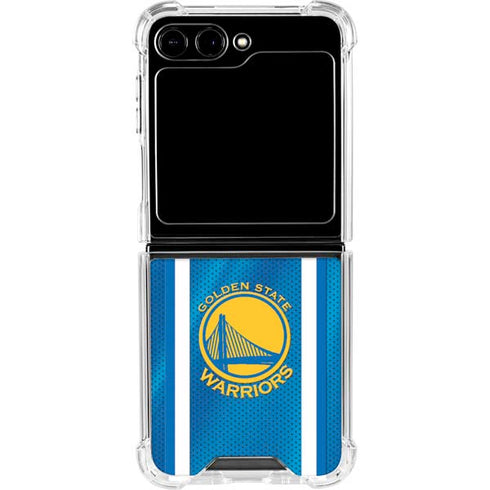 NBA Golden State Warriors Jersey Galaxy Z Flip5 5G Clear Case