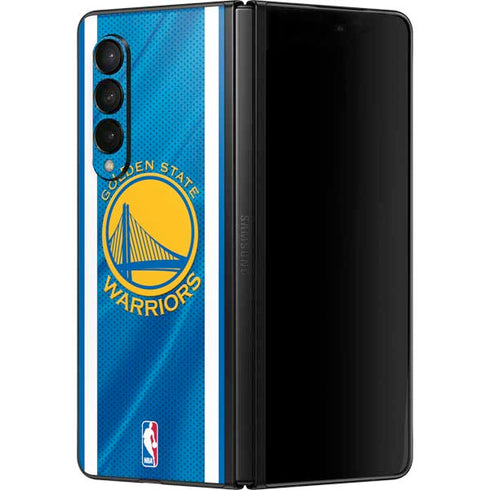 NBA Golden State Warriors Jersey Galaxy Z Fold3 5G Skin