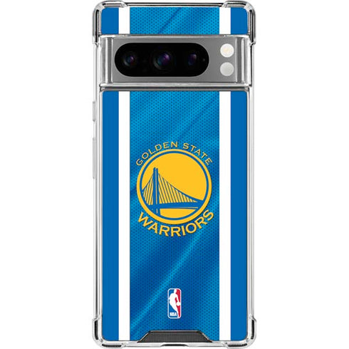 NBA Golden State Warriors Jersey Google Pixel 8 Pro Clear Case