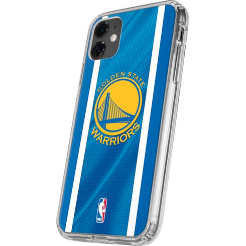 NBA Golden State Warriors Jersey iPhone 11 Clear Case