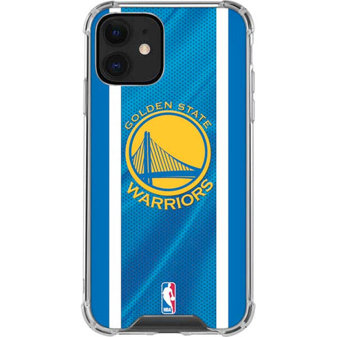NBA Golden State Warriors Jersey iPhone 12 Clear Case