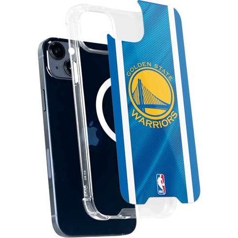NBA Golden State Warriors Jersey iPhone 15 Plus MagSafe Case