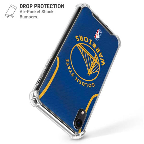 NBA Golden State Warriors Jersey iPhone XR Clear Case