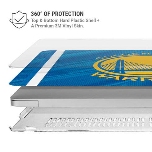 NBA Golden State Warriors Jersey MacBook Air 13in M1 (2021) Case plus Skin